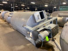 Aprox. 2,000 Gal. S/S Single Wall Mix Tank, Internal Dims. of Vessel: Aprox. 110