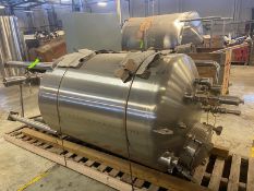 Aprox. 500 Gal. S/S Single Wall Tank, Internal Dims. of Vessel: Aprox. 64