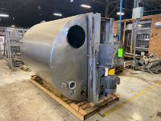 Aprox. 2,000 Gal. S/S Single Wall Mix Tank, Internal Dims. of Vessel: Aprox. 96