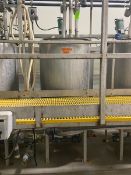 Aprox. 200 Gal. S/S Single Wall Mix Tank, with Lighnin Agitation, Mounted on S/S Legs (LOCATED IN