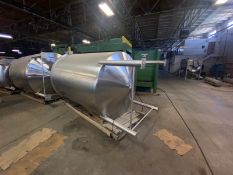 Aprox. 2,000 Gal. S/S Single Wall Mix Tank, Internal Dims. of Vessel: Aprox. 96