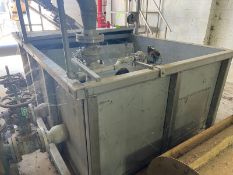 S/S Single Wall Holding Vessel, with (2) Centrifugal Pumps (LOCATED IN CRYSTAL CITY, TX)