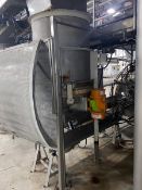 S/S Funnel Vessel with S/S Shaker Deck, with S/S Peeler Unit, with Control Panel with Allen-