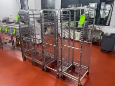 (4) Channel Baking Pan Racks, with (36) Pan Slots, Overall Dims.: Aprox. 25