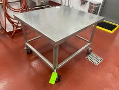 S/S Table, Overall Dims.: Aprox. 48