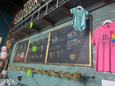 (3) Chalk Board Order Displays, Overall Dims.: Aprox. 48