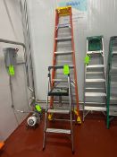 1-A-Frame Ladder & 1-Step Stool (LOCATED IN RED HOOK BROOKLYN, N.Y.)