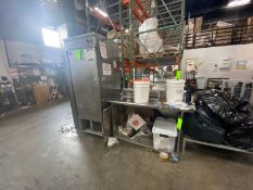 Avantco S/S Single Door Freezer, with S/S Table with S/S Bottom Shelf (LOCATED IN RED HOOK