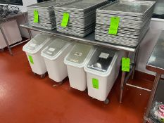 (2) S/S Tables, 1-Aprox. 72