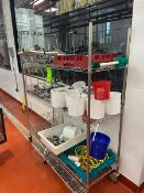 S/S Portable Rack, with S/S Fitting Contents, Includes S/S Elbows--Clamp Type, S/S Clamps, (4) S/S