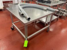 S/S Table, Overall Dims.: Aprox. 48
