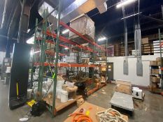 4-Sections of Pallet Racking, with Uprights & (4) Pair of Cross Beams(LOCATED IN RED HOOK