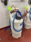 Foam It Portable Foamer, Plastic Design, Mounted on Casters, with Associated Hoses & Nozzels (