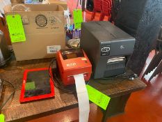 Zebra Printer, M/N ZT220 & Matt 85 Receipt Printer, with Screen (LOCATED IN RED HOOK BROOKLYN, N.Y.)
