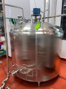 Cherry-Burrell 500 gal. S/S Processor, Fully Jacketed with Sides & Bottom Jacket, with S/S
