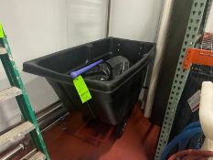 Portable Plastic Dumpster, Mounted on Portable Frame (LOCATED IN RED HOOK BROOKLYN, N.Y.)