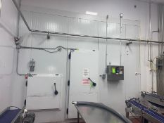 Walk-In Blast Freezer, Overall Dims.: Aprox. 35 ft. L x 14 ft. W x 11 ft. H, with (2) Bohn 3-Fan