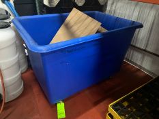 Plastic Dumpster, Mounted on Portable Frame (LOCATED IN RED HOOK BROOKLYN, N.Y.)