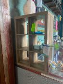 6-Section Cubby Hole Display Case, Overall Dims.: Aprox. 31