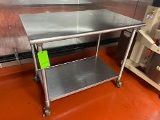 (1) S/S Table, Overall Dims.: Aprox. 48