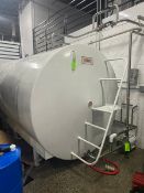 Crepaco Surge 4,000 Gal. S/S Horizontal Tank, S/N VSC21385, with Mild Steel Exterior & Frame (