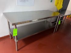 (2) S/S Tables, 1-Aprox. 72