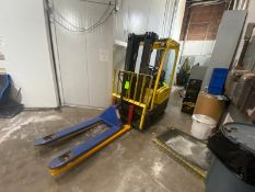 Hyster 3,000 lbs. Electric Sit-Down Forklift, M/N J30XNT, S/N K160N07005R, with Battery Charger (