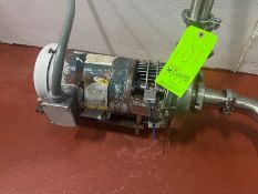 Tri-Clover 1-1/2 hp Centrifugal Pump, with Baldor 1725 RPM Motor, 208-230/460 Volts, 3 Phase, with