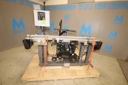 Southern California In-Line Labeler, Model PA4000, SN 317830317, with Sato S84ex Barcode Label