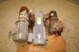 Pallet of (3) Motors, Including (1) 15 hp/