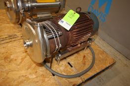 Tri Clover 5 hp Centrifugal Pump, with 2
