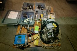 Pallet of Electrical Boxes Including Lakewood 1575e Controller, High Mark ID Controller, Trerice