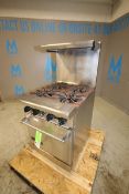 American Range 4-Burner S/S Natural Gas Oven, Model AR-4, SN 031113-6 (INV#96720) (Located @ the MDG