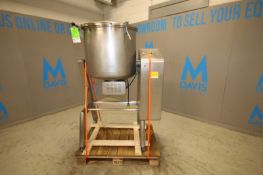 2020 Vakona 250 L Portable S/S Mixer, Model FM250-STL, SN 2767, with Tilt Capability Hinged Lid &