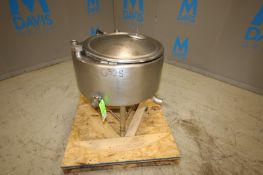 Aprox. 40 Gallon S/S Balance Tank with Lid,