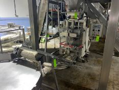 Arty Pac VFFS, M/N Arty 30V, S/N 2350502, 220 Volts, with S/S Arty Pac Incline Discharge Conveyor,