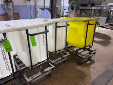 (3) Portable Plastic Dumpsters, Overall Dims.: Aprox. 60