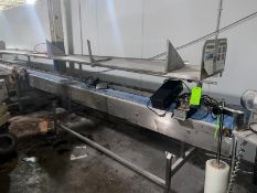 Straight Section of Dual Lane Conveyor, with (2) Belts of Aprox. 9