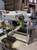 Straight Section of Reject Conveyor, Mounted on S/S Frame (LOCATED IN HILLSIDE, N.J.)