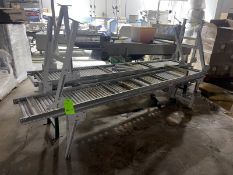 (4) Sections of Roller Conveyor, Aprox. 10 ft. L x 15.5