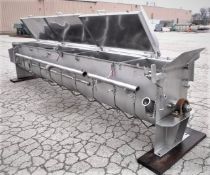 CSE S/S Sanitary Steam Injected Screw Cooker / Blancher, Model CCS.2014.W, S/N 85002, Aprox. 20