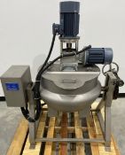 QH Bake QH-20s Kitchen Systems Batch Mixer. 220 Volts, 3 Phase, 60 Hz, Equipment Output: 50 Kg/