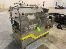 Econoseal Automatic Case Erector, with Allen-Bradley Micro-Logix 1000 PLC, Mounted on Casters(