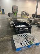 S/S Z-Bucket Conveyor, with ERIEZ Magnet, with Chain, Upright, Extension, Plastic Buckets (