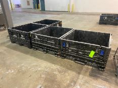 (4) Plastic Totes, Internal Dims.: Aprox. 44