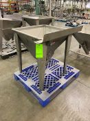 Flexicon S/S Auger Conveyor Hopper, with Aprox. 2-1/2