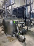 HTST System #2, 2-Sections Plate Heat Exchanger, Type: CLIP8-R14, with 7-Pass Holding Tube, with (2)