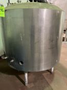 Crepaco Aprox. 500 Gal. S/S Processor, S/N B8239, Tank Dims. Aprox. 41” Tall x 60” Dia., Heat