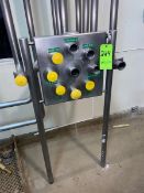 (2) S/S Flow Diversion Stations, 1- (8) Port. Clamp Type & 1- (9) Port. Clamp Type