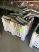 (2) Totes & (1) Cardboard Gaylord of Circular S/S Cheese Molds